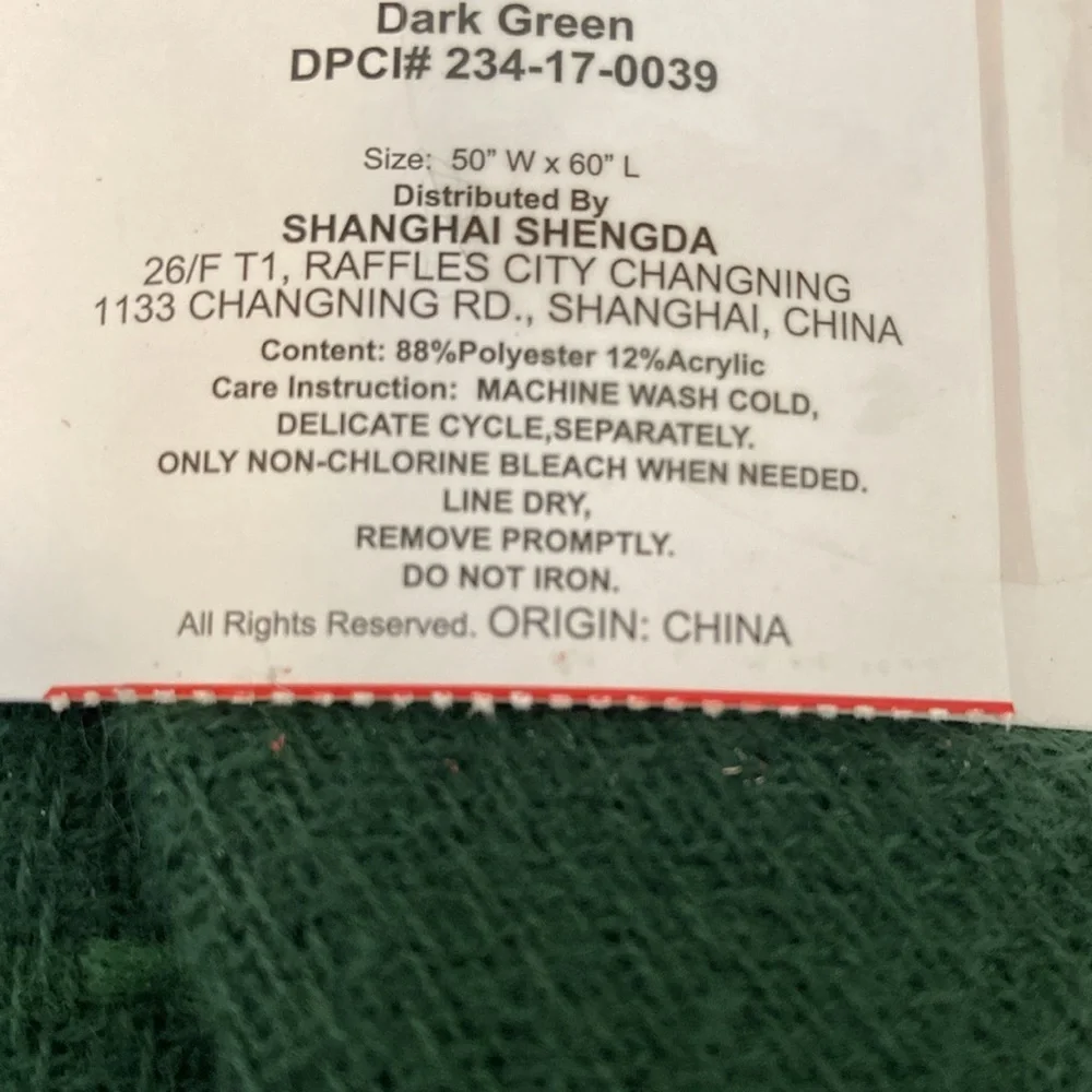Target BP Christmas Woven Throw Blanket